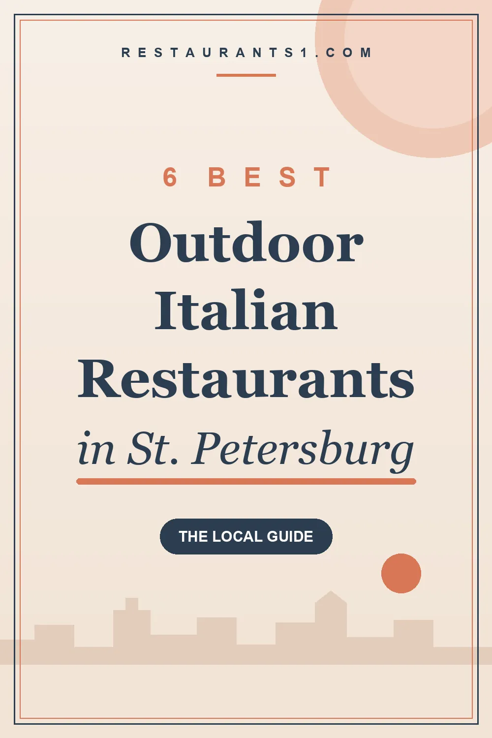 6 Best Outdoor Italian Restaurants in St. Petersburg guide - Restaurants1