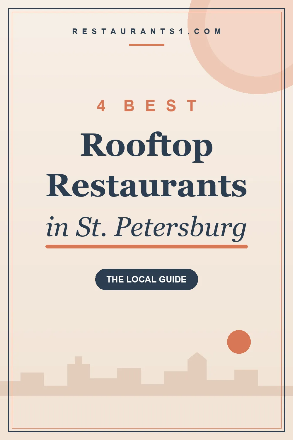 4 Best Rooftop Restaurants in St. Petersburg guide - Restaurants1