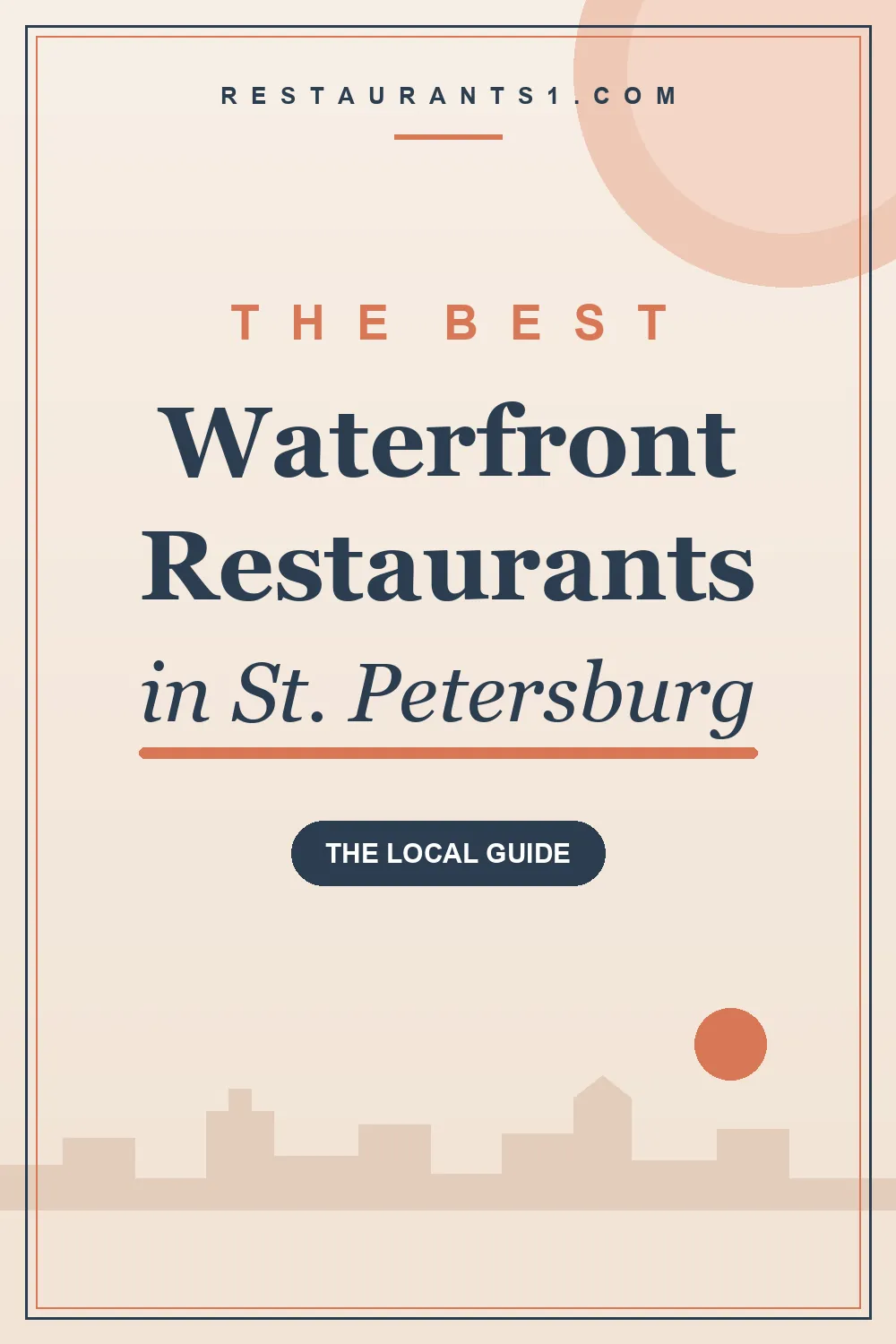 Best Waterfront Restaurants in St. Petersburg guide - Restaurants1