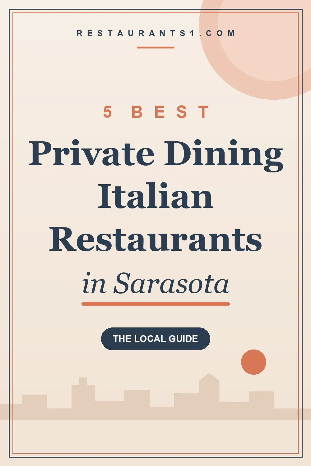 5 Best Private Dining Italian Restaurants in Sarasota guide - Restaurants1