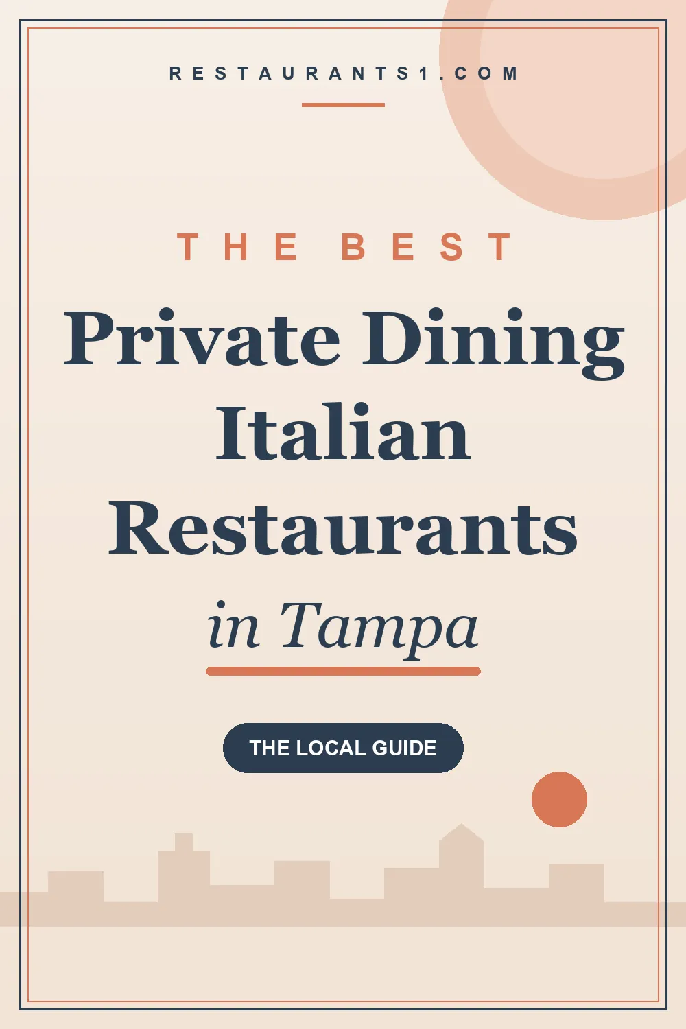 Best Private Dining Italian Restaurants in Tampa guide - Restaurants1