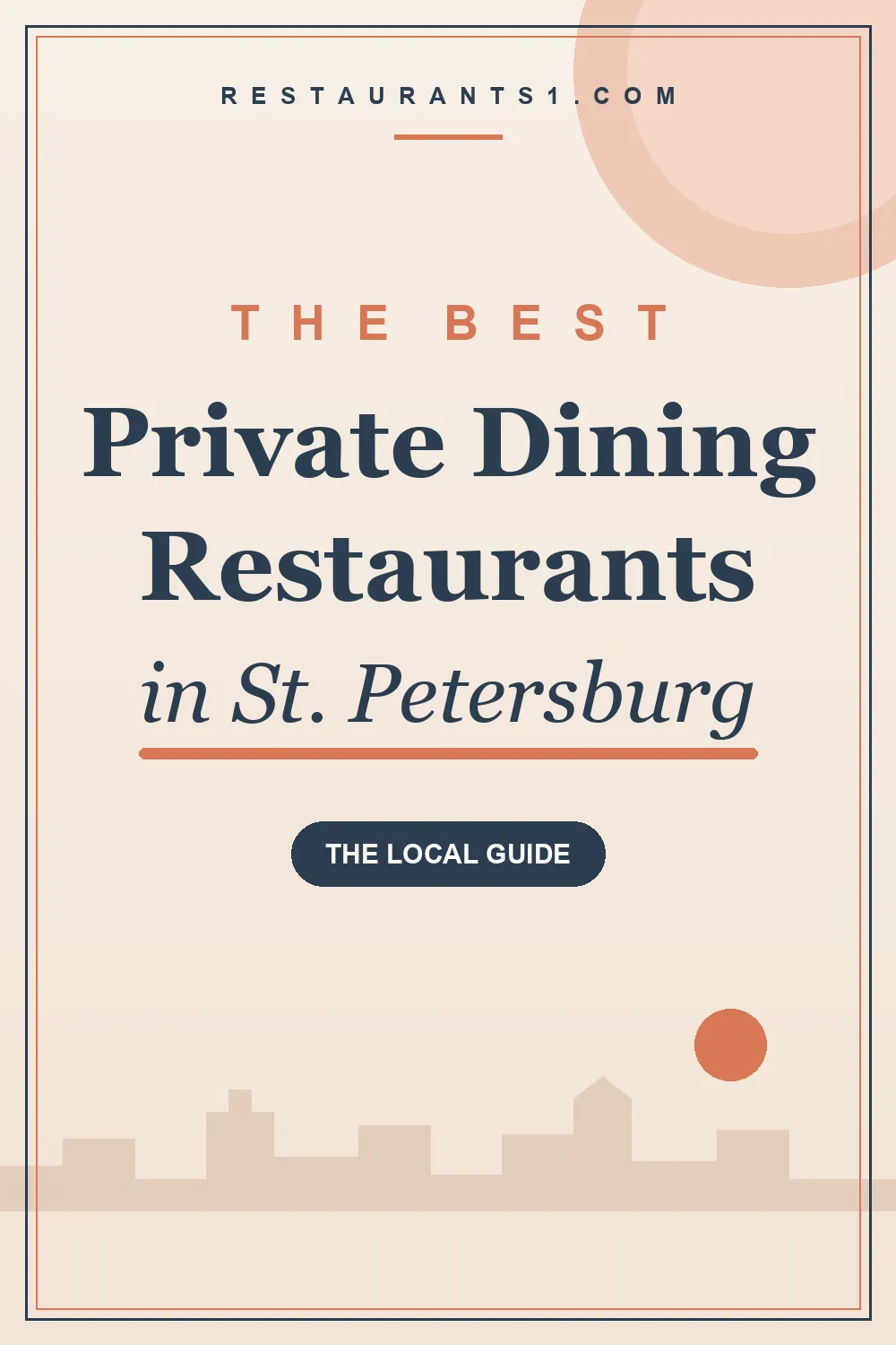 Best Private Dining Restaurants in St. Petersburg guide - Restaurants1